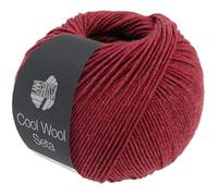 LANA GROSSA Cool Wool Seta | Cool Wool Klassiker mit Seidenanteil | Handstrickgarn aus 80% Schurwolle (Merino extrafein) & 20% Seide | 50g Wolle zum Stricken & Häkeln | 160m Garn FB 10