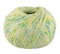 LANA GROSSA Cool Wool Spots | Extrafeine Merinowolle, waschmaschinenfest mit buntem Sprenkeldruck | Handstrickgarn aus 100% Schurwolle | 50g Wolle zum Stricken & Häkeln | 160m FB 5007