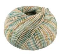 LANA GROSSA Cool Wool Spots | Extrafeine Merinowolle, waschmaschinenfest mit buntem Sprenkeldruck | Handstrickgarn aus 100% Schurwolle | 50g Wolle zum Stricken & Häkeln | 160m FB 5001