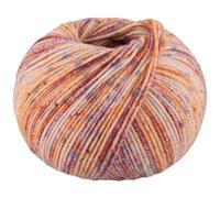 LANA GROSSA Cool Wool Spots | Extrafeine Merinowolle, waschmaschinenfest mit buntem Sprenkeldruck | Handstrickgarn aus 100% Schurwolle | 50g Wolle zum Stricken & Häkeln | 160m FB 5008