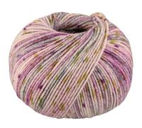 LANA GROSSA Cool Wool Spots | Extrafeine Merinowolle, waschmaschinenfest mit buntem Sprenkeldruck | Handstrickgarn aus 100% Schurwolle | 50g Wolle zum Stricken & Häkeln | 160m FB 5003