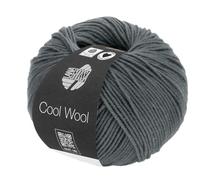 LANA GROSSA Cool Wool Uni | Extrafeine Merinowolle waschmaschinenfest und filzfrei | Handstrickgarn aus 100% Schurwolle (Merino extrafein) | 50g Wolle zum Stricken & Häkeln | 160m Garn FB 2064