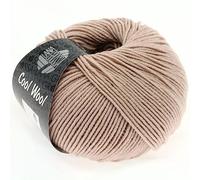 LANA GROSSA Cool Wool Uni | Extrafeine Merinowolle waschmaschinenfest und filzfrei | Handstrickgarn aus 100% Schurwolle (Merino extrafein) | 50g Wolle zum Stricken & Häkeln | 160m Garn FB 2010