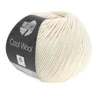 LANA GROSSA Cool Wool Uni | Extrafeine Merinowolle waschmaschinenfest und filzfrei | Handstrickgarn aus 100% Schurwolle (Merino extrafein) | 50g Wolle zum Stricken & Häkeln | 160m Garn FB 590