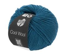 LANA GROSSA Cool Wool Uni | Extrafeine Merinowolle waschmaschinenfest und filzfrei | Handstrickgarn aus 100% Schurwolle (Merino extrafein) | 50g Wolle zum Stricken & Häkeln | 160m Garn FB 2049