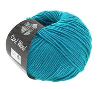 LANA GROSSA Cool Wool Uni | Extrafeine Merinowolle waschmaschinenfest und filzfrei | Handstrickgarn aus 100% Schurwolle (Merino extrafein) | 50g Wolle zum Stricken & Häkeln | 160m Garn FB 2036