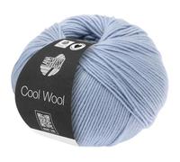 LANA GROSSA Cool Wool Uni | Extrafeine Merinowolle waschmaschinenfest und filzfrei | Handstrickgarn aus 100% Schurwolle (Merino extrafein) | 50g Wolle zum Stricken & Häkeln | 160m Garn FB 430