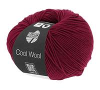 LANA GROSSA Cool Wool Uni | Extrafeine Merinowolle waschmaschinenfest und filzfrei | Handstrickgarn aus 100% Schurwolle (Merino extrafein) | 50g Wolle zum Stricken & Häkeln | 160m Garn FB 468