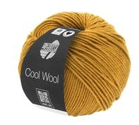 LANA GROSSA Cool Wool Uni | Extrafeine Merinowolle waschmaschinenfest und filzfrei | Handstrickgarn aus 100% Schurwolle (Merino extrafein) | 50g Wolle zum Stricken & Häkeln | 160m Garn FB 2035