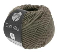LANA GROSSA Cool Wool Uni | Extrafeine Merinowolle waschmaschinenfest und filzfrei | Handstrickgarn aus 100% Schurwolle (Merino extrafein) | 50g Wolle zum Stricken & Häkeln | 160m Garn FB 558