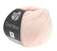 LANA GROSSA Cool Wool Uni | Extrafeine Merinowolle waschmaschinenfest und filzfrei | Handstrickgarn aus 100% Schurwolle (Merino extrafein) | 50g Wolle zum Stricken & Häkeln | 160m Garn FB 477