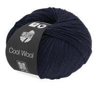LANA GROSSA Cool Wool Uni | Extrafeine Merinowolle waschmaschinenfest und filzfrei | Handstrickgarn aus 100% Schurwolle (Merino extrafein) | 50g Wolle zum Stricken & Häkeln | 160m Garn FB 414