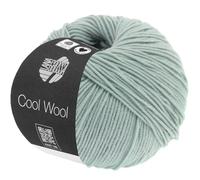 LANA GROSSA Cool Wool Uni | Extrafeine Merinowolle waschmaschinenfest und filzfrei | Handstrickgarn aus 100% Schurwolle (Merino extrafein) | 50g Wolle zum Stricken & Häkeln | 160m Garn FB 2028