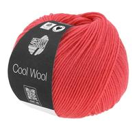 LANA GROSSA Cool Wool Uni | Extrafeine Merinowolle waschmaschinenfest und filzfrei | Handstrickgarn aus 100% Schurwolle (Merino extrafein) | 50g Wolle zum Stricken & Häkeln | 160m Garn FB 2112