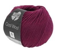 LANA GROSSA Cool Wool Uni | Extrafeine Merinowolle waschmaschinenfest und filzfrei | Handstrickgarn aus 100% Schurwolle (Merino extrafein) | 50g Wolle zum Stricken & Häkeln | 160m Garn FB 2012