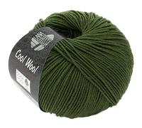 LANA GROSSA Cool Wool Uni | Extrafeine Merinowolle waschmaschinenfest und filzfrei | Handstrickgarn aus 100% Schurwolle (Merino extrafein) | 50g Wolle zum Stricken & Häkeln | 160m Garn FB 2042