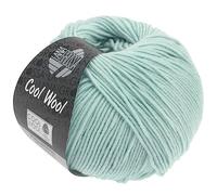 LANA GROSSA Cool Wool Uni | Extrafeine Merinowolle waschmaschinenfest und filzfrei | Handstrickgarn aus 100% Schurwolle (Merino extrafein) | 50g Wolle zum Stricken & Häkeln | 160m Garn FB 2030
