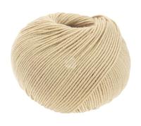 LANA GROSSA Cool Wool Uni | Extrafeine Merinowolle waschmaschinenfest und filzfrei | Handstrickgarn aus 100% Schurwolle (Merino extrafein) | 50g Wolle zum Stricken & Häkeln | 160m Garn FB 2107