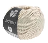 LANA GROSSA Cool Wool Uni | Extrafeine Merinowolle waschmaschinenfest und filzfrei | Handstrickgarn aus 100% Schurwolle (Merino extrafein) | 50g Wolle zum Stricken & Häkeln | 160m Garn FB 526