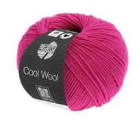 LANA GROSSA Cool Wool Uni | Extrafeine Merinowolle waschmaschinenfest und filzfrei | Handstrickgarn aus 100% Schurwolle (Merino extrafein) | 50g Wolle zum Stricken & Häkeln | 160m Garn FB 537