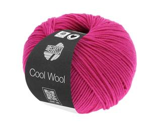 LANA GROSSA Cool Wool Uni | Extrafeine Merinowolle waschmaschinenfest und filzfrei | Handstrickgarn aus 100% Schurwolle (Merino extrafein) | 50g Wolle zum Stricken & Häkeln | 160m Garn FB 537