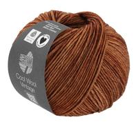 Lana Grossa Handstrickgarn Cool Wool Vintage 7383 – 100% Schurwolle, 50g/160m – Rehbraun