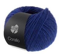 LANA GROSSA Corallo | Edle Baumwoll-Netzgarnstruktur mit Merinofasern und dezentem Farbverlauf | Handstrickgarn aus 70% Baumwolle & 30% Schurwolle | 100g Wolle, Stricken & Häkeln | 105m Garn FB 106