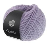 LANA GROSSA Corallo | Edle Baumwoll-Netzgarnstruktur mit Merinofasern und dezentem Farbverlauf | Handstrickgarn aus 70% Baumwolle & 30% Schurwolle | 100g Wolle, Stricken & Häkeln | 105m Garn FB 108
