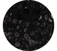 LANA GROSSA Cosmo | Beilaufgarn aus Baumwolle mit großen und kleinen Pailletten | Handstrickgarn aus 100% Baumwolle | 100g Wolle zum Stricken & Häkeln | 260m GarnFB 5