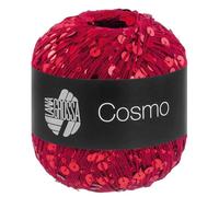 LANA GROSSA Cosmo | Beilaufgarn aus Baumwolle mit großen und kleinen Pailletten | Handstrickgarn aus 100% Baumwolle | 100g Wolle zum Stricken & Häkeln | 260m GarnFB 16
