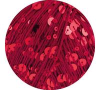 LANA GROSSA Cosmo | Beilaufgarn aus Baumwolle mit großen und kleinen Pailletten | Handstrickgarn aus 100% Baumwolle | 100g Wolle zum Stricken & Häkeln | 260m GarnFB 16