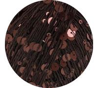 LANA GROSSA Cosmo | Beilaufgarn aus Baumwolle mit großen und kleinen Pailletten | Handstrickgarn aus 100% Baumwolle | 100g Wolle zum Stricken & Häkeln | 260m GarnFB 6