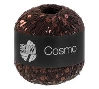 LANA GROSSA Cosmo | Beilaufgarn aus Baumwolle mit großen und kleinen Pailletten | Handstrickgarn aus 100% Baumwolle | 100g Wolle zum Stricken & Häkeln | 260m GarnFB 6