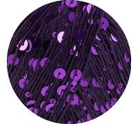 LANA GROSSA Cosmo | Beilaufgarn aus Baumwolle mit großen und kleinen Pailletten | Handstrickgarn aus 100% Baumwolle | 100g Wolle zum Stricken & Häkeln | 260m GarnFB 18