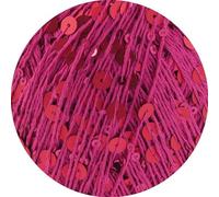 LANA GROSSA Cosmo | Beilaufgarn aus Baumwolle mit großen und kleinen Pailletten | Handstrickgarn aus 100% Baumwolle | 100g Wolle zum Stricken & Häkeln | 260m GarnFB 15