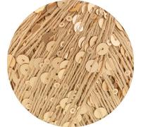 LANA GROSSA Cosmo | Beilaufgarn aus Baumwolle mit großen und kleinen Pailletten | Handstrickgarn aus 100% Baumwolle | 100g Wolle zum Stricken & Häkeln | 260m GarnFB 9