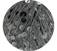 LANA GROSSA Cosmo | Beilaufgarn aus Baumwolle mit großen und kleinen Pailletten | Handstrickgarn aus 100% Baumwolle | 100g Wolle zum Stricken & Häkeln | 260m GarnFB 3