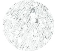 Lana Grossa Beilaufgarn Cosmo – 100% Baumwolle mit großen & kleinen Pailletten – 100 g, 260 m, Fb. 1