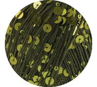 LANA GROSSA Cosmo | Beilaufgarn aus Baumwolle mit großen und kleinen Pailletten | Handstrickgarn aus 100% Baumwolle | 100g Wolle zum Stricken & Häkeln | 260m GarnFB 22