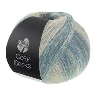 LANA GROSSA Cosy Socks | Flauschiges Sockengarn mit Merinowolle, waschmaschinenfest | Handstrickgarn aus 70% Schurwolle (Merino) & 30% Polyamid| 100g Wolle, Stricken & Häkeln | 400m Garn FB 256