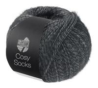 LANA GROSSA Cosy Socks | Flauschiges Sockengarn mit Merinowolle, waschmaschinenfest | Handstrickgarn aus 70% Schurwolle (Merino) & 30% Polyamid| 100g Wolle, Stricken & Häkeln | 400m Garn FB 7