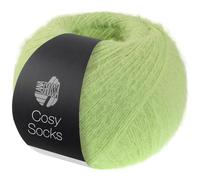 LANA GROSSA Cosy Socks | Flauschiges Sockengarn mit Merinowolle, waschmaschinenfest | Handstrickgarn aus 70% Schurwolle (Merino) & 30% Polyamid| 100g Wolle, Stricken & Häkeln | 400m Garn FB 5