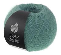 LANA GROSSA Cosy Socks | Flauschiges Sockengarn mit Merinowolle, waschmaschinenfest | Handstrickgarn aus 70% Schurwolle (Merino) & 30% Polyamid| 100g Wolle, Stricken & Häkeln | 400m Garn FB 6