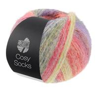 LANA GROSSA Cosy Socks | Flauschiges Sockengarn mit Merinowolle, waschmaschinenfest | Handstrickgarn aus 70% Schurwolle (Merino) & 30% Polyamid| 100g Wolle, Stricken & Häkeln | 400m Garn FB 251