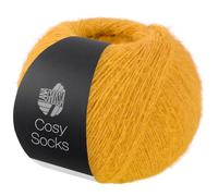 LANA GROSSA Cosy Socks | Flauschiges Sockengarn mit Merinowolle, waschmaschinenfest | Handstrickgarn aus 70% Schurwolle (Merino) & 30% Polyamid| 100g Wolle, Stricken & Häkeln | 400m Garn FB 11