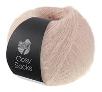 LANA GROSSA Cosy Socks | Flauschiges Sockengarn mit Merinowolle, waschmaschinenfest | Handstrickgarn aus 70% Schurwolle (Merino) & 30% Polyamid| 100g Wolle, Stricken & Häkeln | 400m Garn FB 9