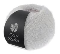 LANA GROSSA Cosy Socks | Flauschiges Sockengarn mit Merinowolle, waschmaschinenfest | Handstrickgarn aus 70% Schurwolle (Merino) & 30% Polyamid| 100g Wolle, Stricken & Häkeln | 400m Garn FB 8