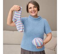 Lana Grossa Cosy Socks & More Ausgabe 2026 | Strickmagazin mit Cosy Socks Garn | 12 kuschelige Projekte für Socken, Pullover, Tücher & Mützen | Designed by Tanja Steinbach | DIY Wohlfühlmode