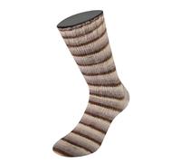 Lana Grossa Cosy Socks Soft Strips 103 - Mokka/Graubraun/Beige/Creme