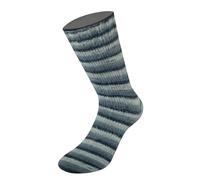 Lana Grossa Cosy Socks Soft Strips 104 - Anthrazit/Dunkel-/Maus-/Hellgrau